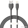 Кабель Baseus Jelly Liquid Silica Gel USB Type-A - Lightning (2 м, черный)