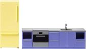 Мебель для кукольного домика Lundby Базовый набор для кухни 60305500