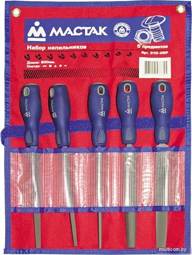 Набор напильников Мастак 310-05P (5 предметов)