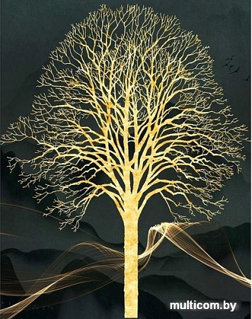 Фотообои Citydecor Дерево 3D с защитным покрытием 200x254