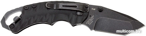 Складной нож Kershaw Shuffle II Tanto Black Blackwash