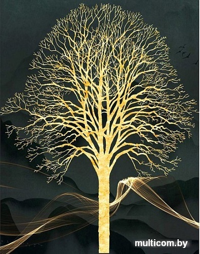 Фотообои Citydecor Дерево 3D с защитным покрытием 200x254