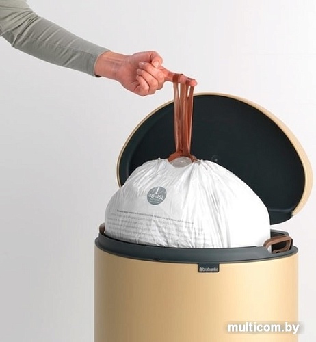 Brabantia FlatBack+ 40 л (минерально-золотой)