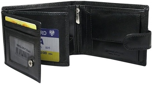 Кошелек Cedar N992L-CRVT (черный)