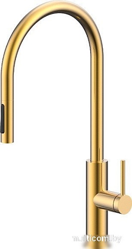 Смеситель Paulmark Senso Se215180-SBG (золото/светлое брашированное золото)