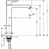 Смеситель Hansgrohe Metris 31082000