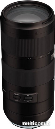 Объектив Tamron 70-210mm F/4 DI VC USD для Nikon