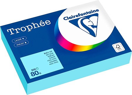 Clairefontaine А4 80г/м2 1798PC (500л, пастельный небесно-голубой)