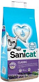 Наполнитель для туалета Sanicat Classic Lavander 16л
