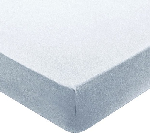 Постельное белье Миланика Серый на резинке 180x200 (поплин г/к)