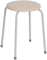 Табурет ЗМИ Пенек легкий 180 (ваниль/серый)