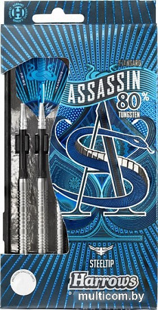 Дротики для дартса Harrows Assassin 80% Tungsten Standard 21gR (3 шт)