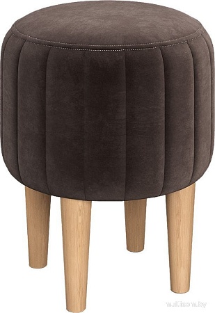 Пуфик Mio Tesoro Амма круглый (коричневый №24)