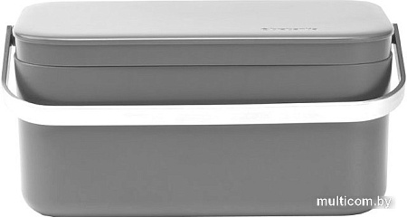 Контейнер для пищевых отходов Brabantia Caddy 1.8 л (темно-серый)