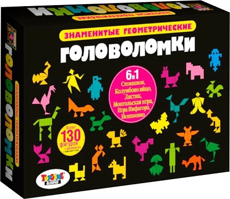 Развивающая игра Topgame Знаменитые геометрические головоломки №2 01542