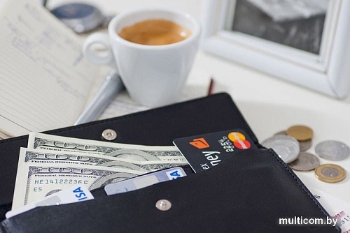 Кошелек EZcase Flat (черный)