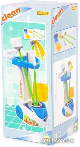 Набор хозяйственный игрушечный Полесье Чистюля 68637