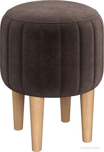 Пуфик Mio Tesoro Амма круглый (коричневый №24)