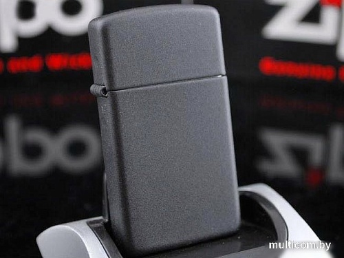 Зажигалка Zippo Slim 1618 Black Matte
