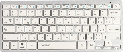 Клавиатура + мышь QUMO Paragon (серебристый/белый)