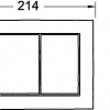 Панель смыва Tece Base 9240700 (белый)