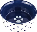 Миска Elan Gallery Лапка на синем и сердечки 230206
