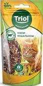 Лакомство для кошек Triol Мини-медальоны из говядины с треской (40 г)