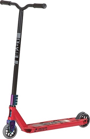Самокат Novatrack Pixel Pro BL 110A.PIXEL.LM20 (черный/красный)
