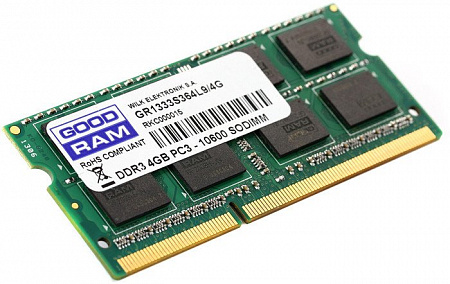 Оперативная память GOODRAM 8GB DDR3 SO-DIMM PC3-12800 (GR1600S3V64L11/8G)