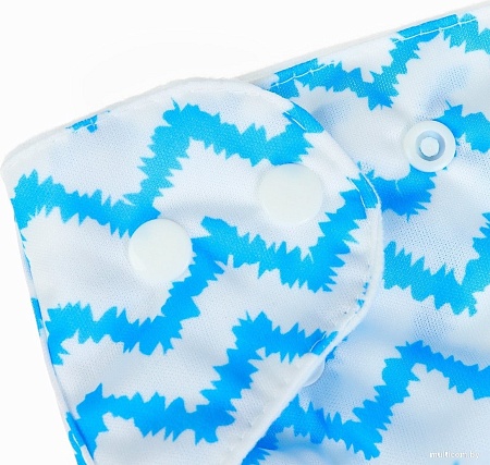 Многоразовый подгузник Крошка Я Зигзаги 10553006 (голубой)