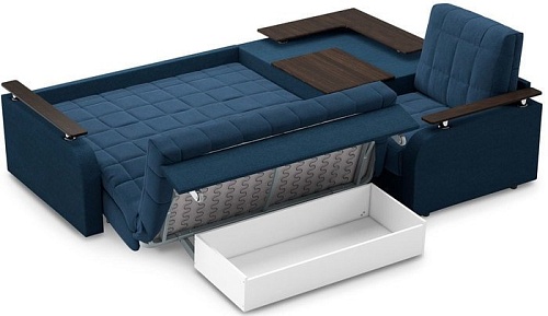 Угловой диван Moon Trade Карина 044 002891 (правый, синий)
