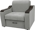 Кресло Сириус Лидер-3 НПБ 105x110 (Eva 08 велюр светло-серый)