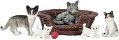 Аксессуары для кукольного домика Lundby Кошачья семья LB-60807300