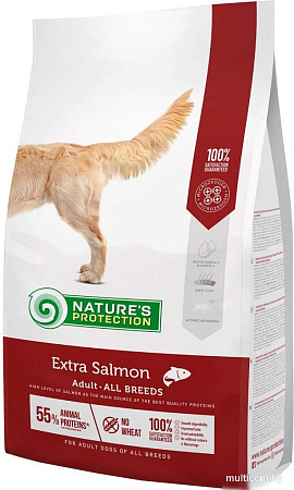 Сухой корм для собак Nature's Protection Extra Salmon Adult All Breeds NPS45751 2 кг