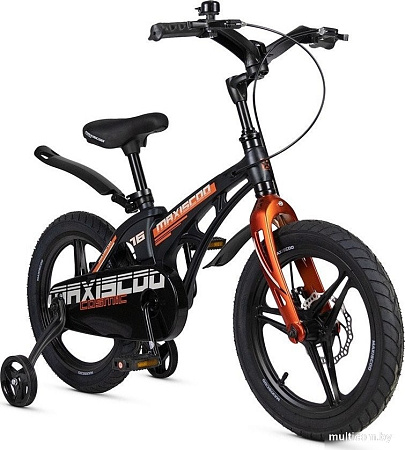 Детский велосипед Maxiscoo Cosmic Deluxe 16 2025 MSC-C1645D (мерцающий графит)