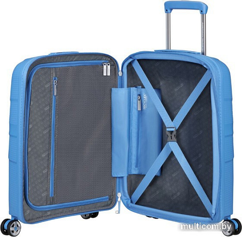 Чемодан-спиннер American Tourister Starvibe Tranquil blue 55 см