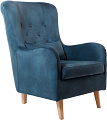 Интерьерное кресло Krones Калипсо (велюр темно-синий)