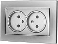 Розетка Elbi Vega 510-011030-908 (серебристый)