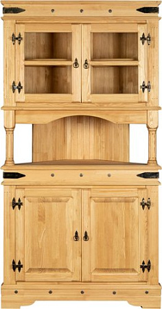 Шкаф-витрина ФанДОК Викинг 25 Ф-181.25 (мед)