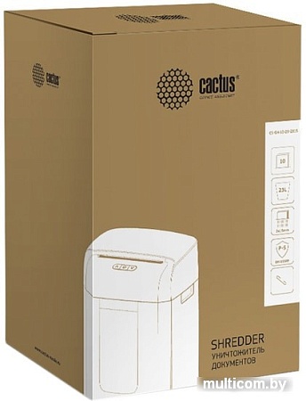 Шредер CACTUS CS-SH-10-23-2X15