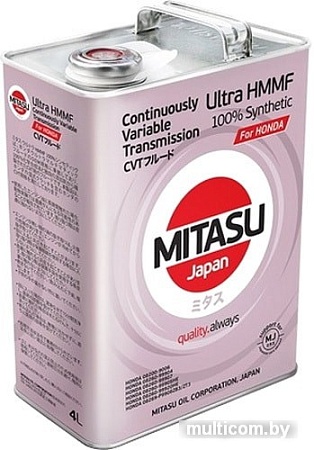 Трансмиссионное масло Mitasu MJ-317 4л
