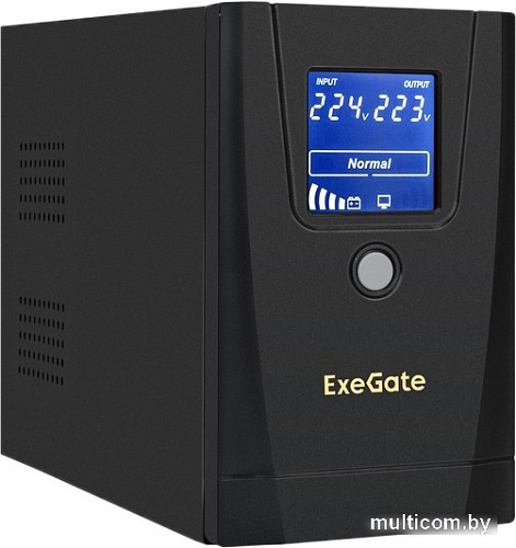 Источник бесперебойного питания ExeGate SpecialPro Smart LLB-1000.LCD.AVR.1SH.2C13 EX292787RUS