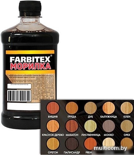 Морилка Farbitex Profi Wood Деревозащитная водная 0.5 л (сосна)