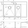 Кухонная мойка Omoikiri Akisame 78-2-IN-R