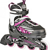 Роликовые коньки Hudora Inline Mia (р. 29-32, черный/розовый)