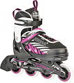 Роликовые коньки Hudora Inline Mia (р. 29-32, черный/розовый)