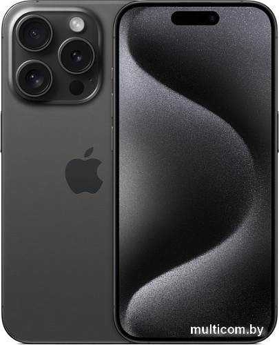 Смартфон Apple iPhone 15 Pro 256GB (черный титан)