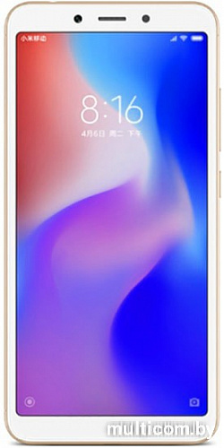 Смартфон Xiaomi Redmi 6A 2GB/16GB международная версия (голубой)