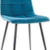 Стул Signal Mila Velvet (bluvel 85 бирюзовый/черный)