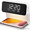 Настольные часы с беспроводной зарядкой Kitfort KT-3351